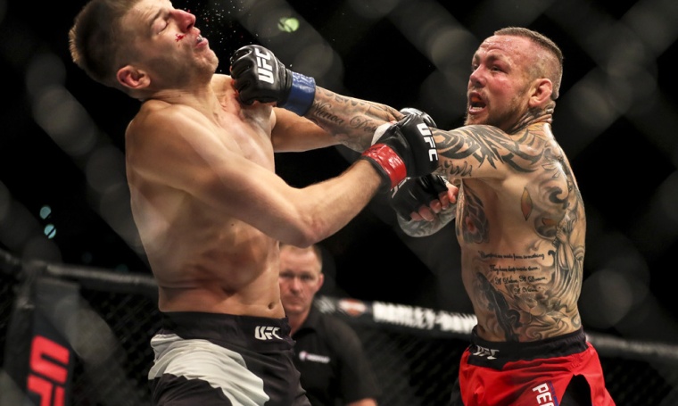 MMA: UFC Fight Night-Auckland Hooker vs Pearson